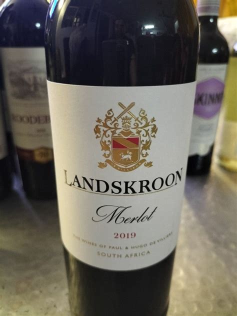 2019 Landskroon Merlot South Africa Coastal Region Paarl CellarTracker