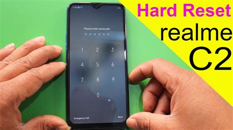 How To Hard Reset Realme C Rmx Bypass Screen Lock Pattern Pin