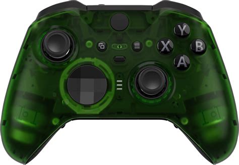 Extremerate Clear Green Replacement Faceplate Cover For Xbox One Elite Controller