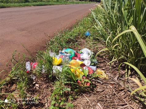 Internauta Denuncia Lixo Descartado Irregularmente Em Nova Santa Rosa