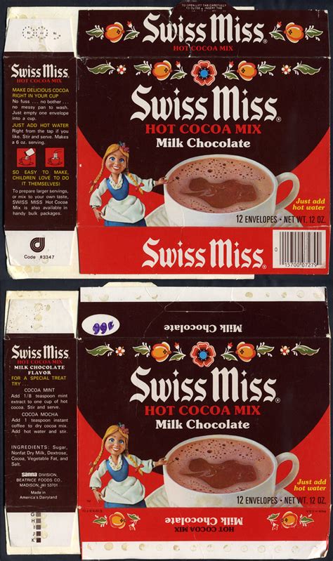 Swiss Miss Hot Cocoa Mix Milk Chocolate Box 1976 Flickr