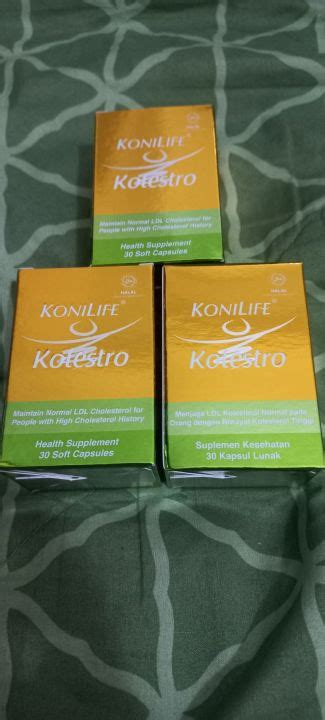 Konilife Kolestro Isi 30 Kapsul Lunak Lazada Indonesia