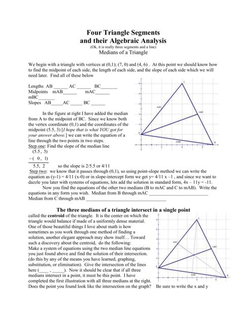 Three Triangle Segments