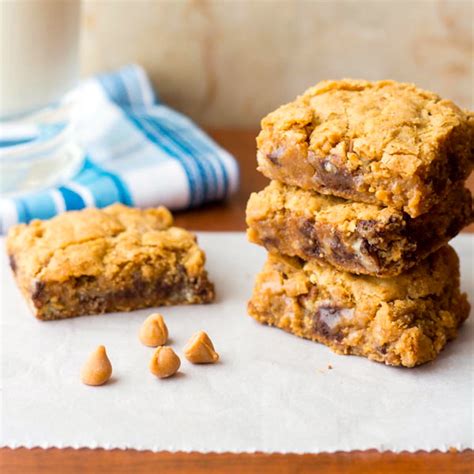 Butterscotch And Toffee Gooey Brownie Bars Two In The Kitchen