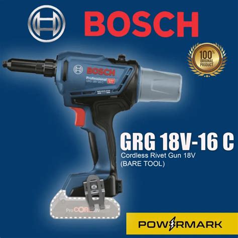 Bosch Grg V C Cordless Rivet Gun V Bare Tool Powermark Bct