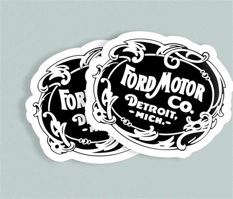 Ford Sticker Decal Vintage Retro Ford Car Motor Company - Etsy