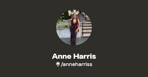 Anne Harris Instagram TikTok Linktree