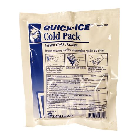 Small bulk instant ice pack 5"X6" • First Aid Supplies Online