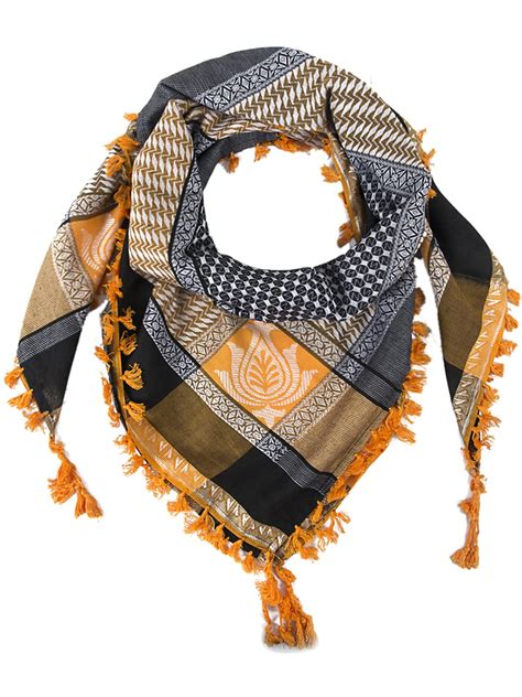 Buy Cotton Shemagh Desert Wrap Keffiyeh Head Neck Arab F For Men X