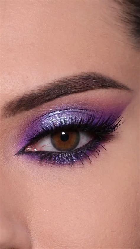 30 Purple Smokey Eye Makeup Ideas To Open The Party Season Lila Augen