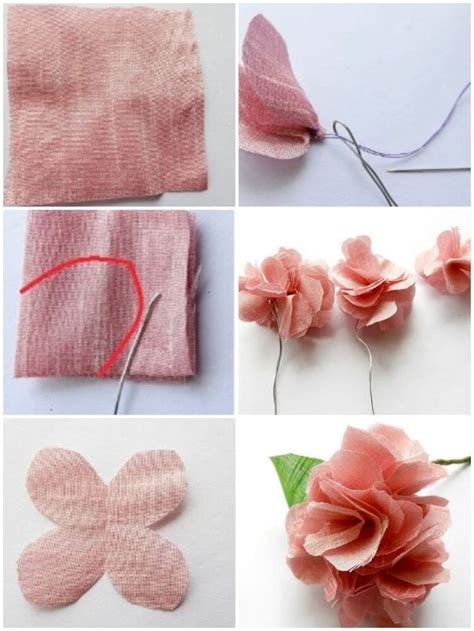 Fleurs En Tissu Comment Fabriquer Et Utiliser Comme Accessoires