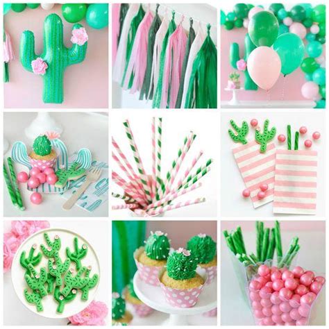 Ideas De Fiestas Con Cactus Todo Bonito