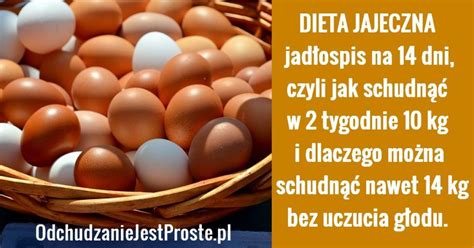 Dieta jajeczna Jadłospis Jak schudnąć 10 kg w 2 tygodnie bez jojo