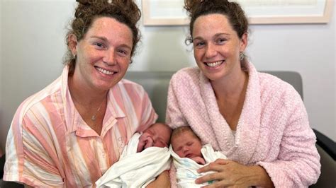 Identical Twin Sisters Give Birth Within Minutes Of Each Other In Same