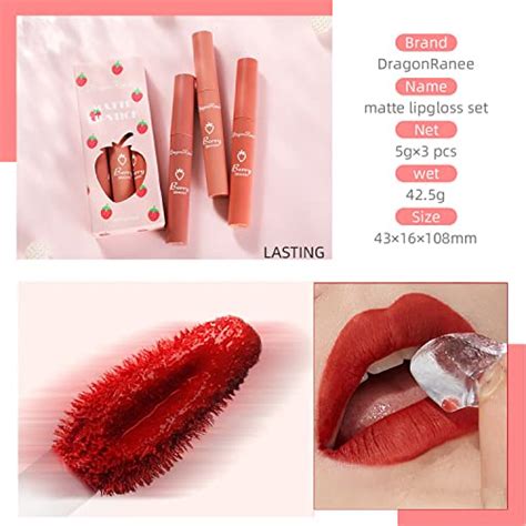 Piece Nude Matte Lipstick Set Natural Nude Lipstick Velvet Air