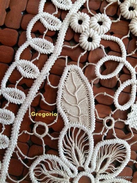 Macrame Rumeno Point Lace Spighetta Romena Con Punto A Giorno