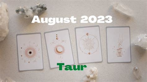 Taur Tarot August YouTube