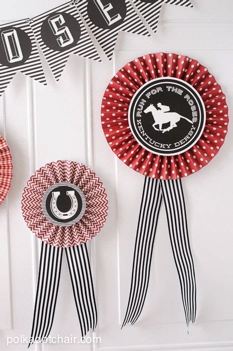 Kentucky Derby Party Ideas And Free Printables Polka Dot Chair