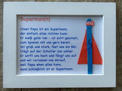 Vatertag Geschenk Ultraschnelles DIY Papa Ist Unser Superheld