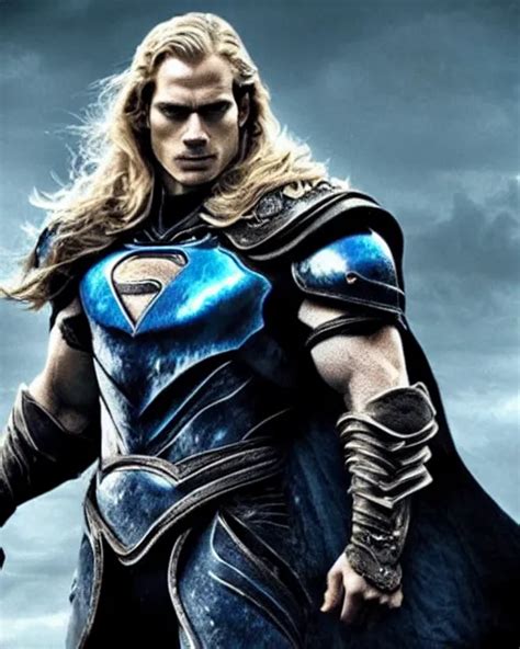 Promotional Image Of Henry Cavill As Arthas Menethil Stable Diffusion