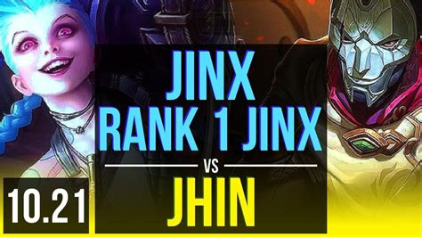 JINX Karma Vs JHIN Alistar ADC Rank 1 Jinx 6 1 6 Dominating