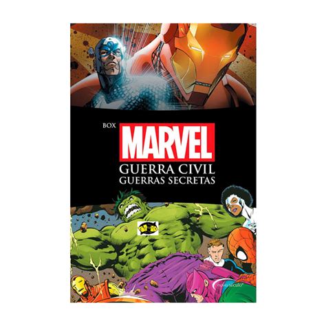 Box Marvel Guerra Civil E Guerras Secretas Edi O Slim P Ster