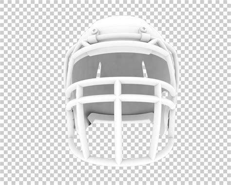 Casque De Football Isol Sur Fond Transparent Illustration De Rendu D