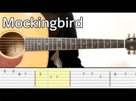 Eminem Mockingbird Easy Guitar Tabs Tutorial Youtube