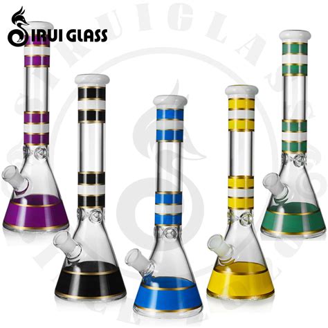 Sirui 118 Inches Shisha Hookah Pipe With Cigarette Pipes Glass Water Pipe With Grinder Glass