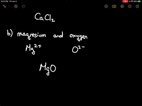 SOLVED Write The Correct Formulas For The Compounds Formed When The