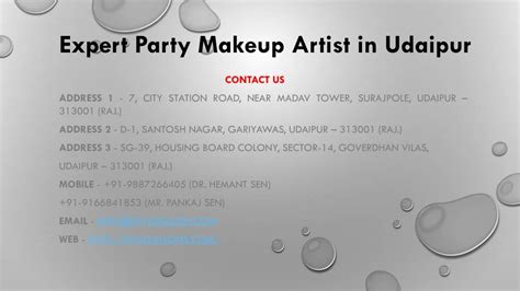 Ppt Expert Party Makeup Artist In Udaipur Powerpoint Presentation