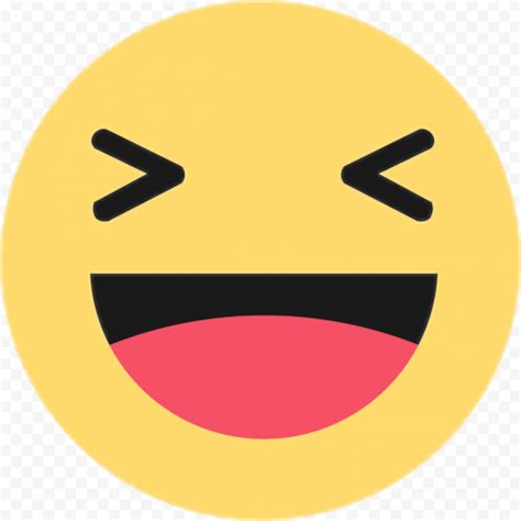 Haha Facebook Messenger Reaction Face Emoji HD | Citypng