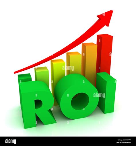 Return On Investment Roi Concept 3d Illustration Stock Photo Alamy