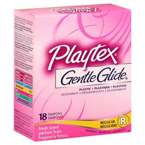 Playtex Gentle Glide Plastic Regular Absorbency Fresh Scent Deodorant