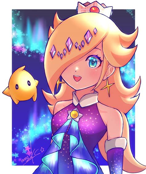 Rosalina Luma And Rosalina Mario And 2 More Drawn By Nonoworks