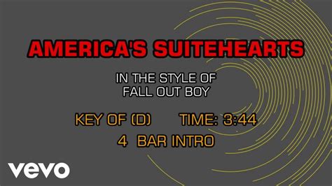 Fall Out Boy America S Suitehearts Karaoke Youtube