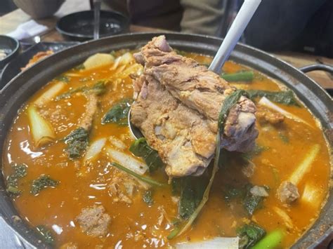 장안동 맛집 드디어 먹었다 감자탕에 볶음밥 장수닭도리탕감자탕 네이버 블로그