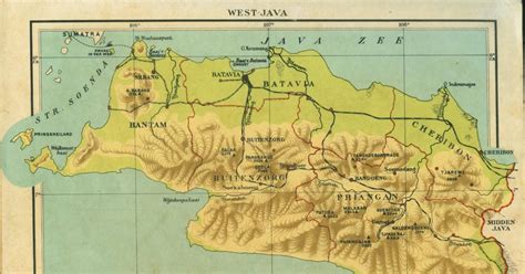 Koleksi Tempo Doeloe Peta Daerah Jawa Barat Dan Jakarta Pada Jaman