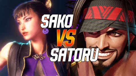 SF6 SAKO Chun Li VS Satoru Rashid Street Fighter 6 YouTube