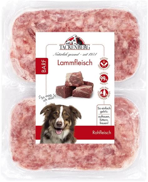 Tackenberg Barf Lammfleisch F R Hunde X G Leckeres