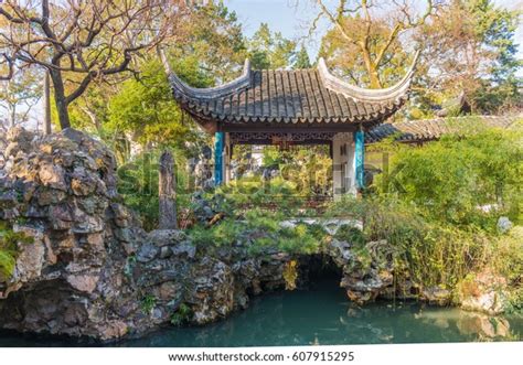 Lion Forest Garden Shiziin Suzhou China Stock Photo 607915295