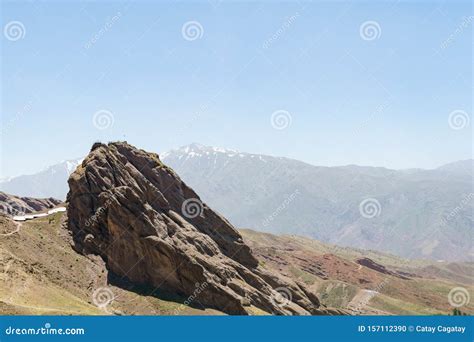 Famous Alamut Alamouth Castle Hassan Sabbah Qazvin Iran Stock Photo ...