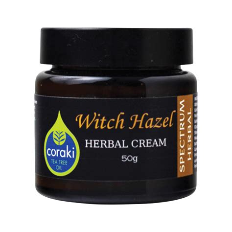 Spectrum Herbal Herbal Cream Witch Hazel With Coraki Tea Tree Oil 50g