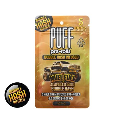 Mule Fuel X Acapulco Gold Bubble Hash Infused Pack Sativa 5pk