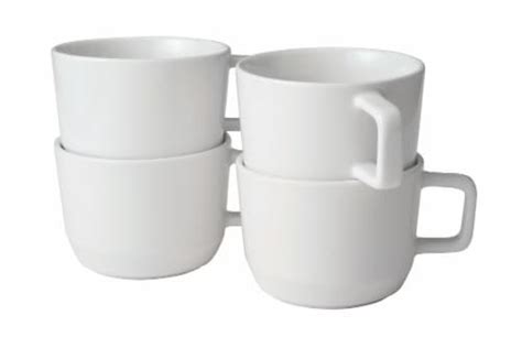 Libbey Austin 17 5 Ounce Large Porcelain Coffee Mug Set Of 4 White