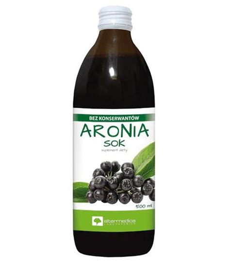 Alter Medica Aronia Sok Ml Cena Opinie W A Ciwo Ci