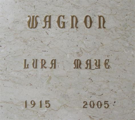 Lura Maye Wagnon Find A Grave Memorial