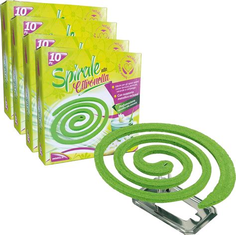 Setablu Spirali Antizanzare Giardino Alla Citronella 40 PZ Fino A 12