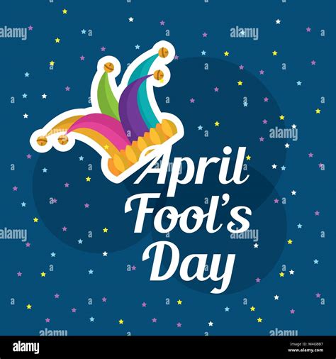 April Fools Day Celebration Party Carte Dinvitation Image Vectorielle Stock Alamy