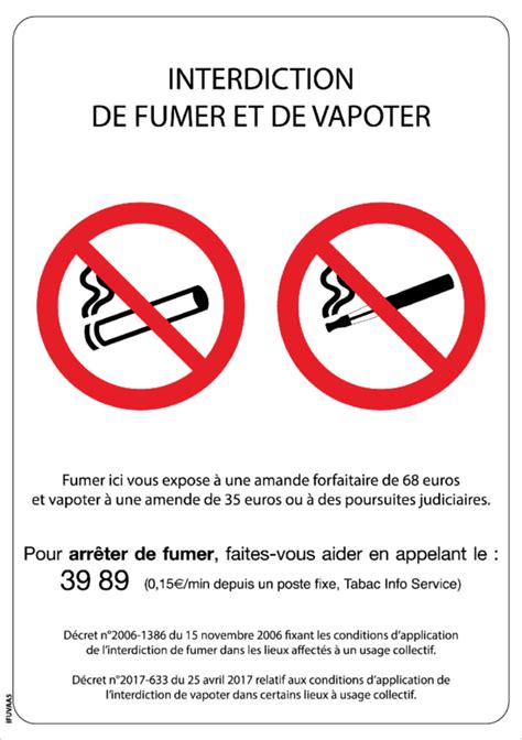 Panneau Interdiction De Fumer Et Vapoter A Securplan